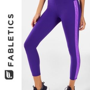 BNWT Fabletics High Rise Purple Leggings